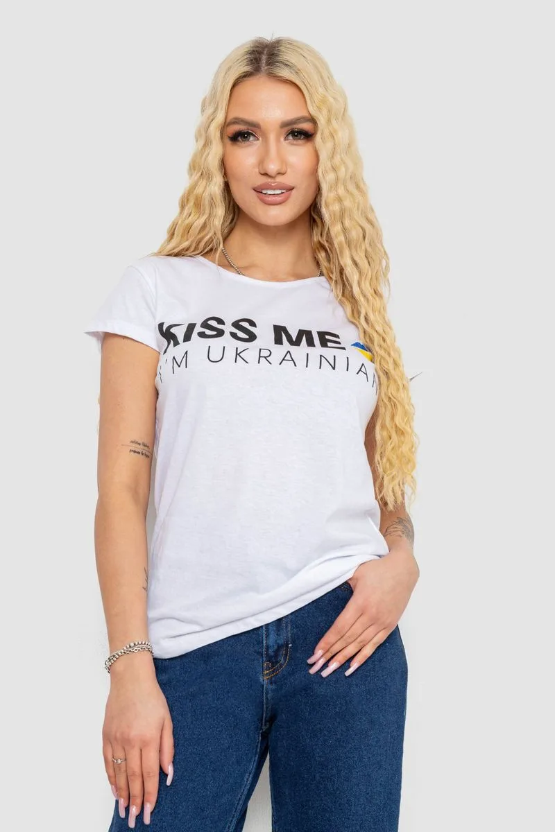 Футболка жіноча з патріотичним принтом