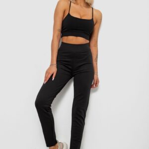 Лосини жіночі однотонні Чорний — інтернет-магазин SportRun